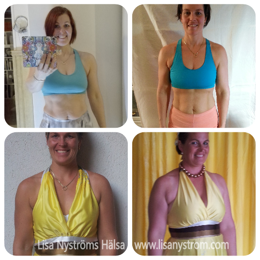 Lisas förvandling med 4 foton